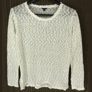 Aeropostale Pullover Sweater Size L/G White